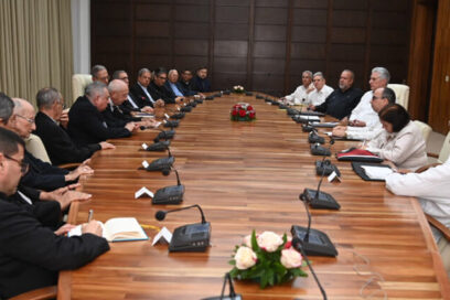 Recibió Díaz-Canel a miembros de Conferencia de Obispos Católicos