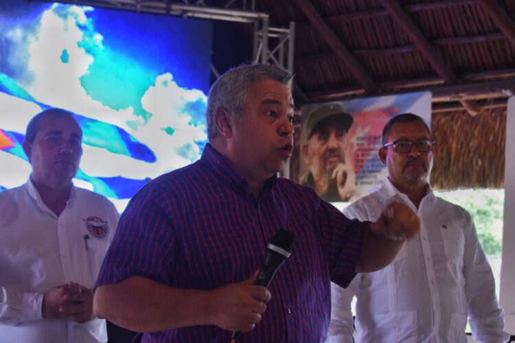 Ulises Guilarte de Nacimiento, secretario general de la CTC. Foto Alejandro Acosta