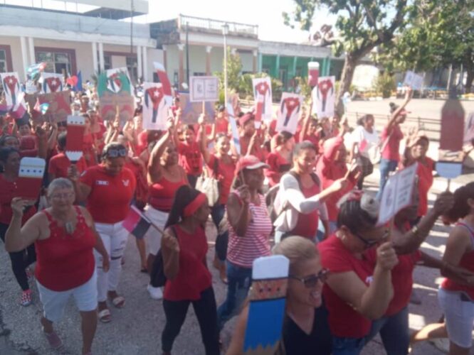 En Esperanza, poblado del municipio Ranchuelo, la celebración fue apoteósica.