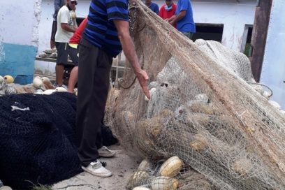 La pesca contra viento y marea