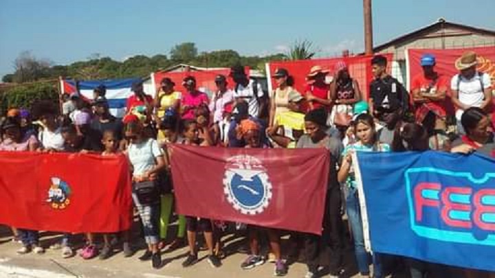 En este mes de fiesta juvenil por el 4 de abril la CTC santiaguera suma fuerza joven a las acciones en saludo al Primero de Mayo. Foto: CTC Provincial