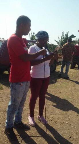 La lectura de la Convocatoria del Primero de Mayo se realiza en diferentes escenarios, tanto productivos como de servicios. Foto: CTC Provincial