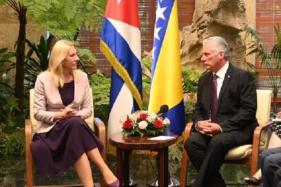 Díaz-Canel a la Presidenta de Bosnia y Herzegovina: Queremos que sientan que en Cuba tienen amigos