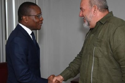 Recibió Marrero Cruz a Ministro de Estado de Angola