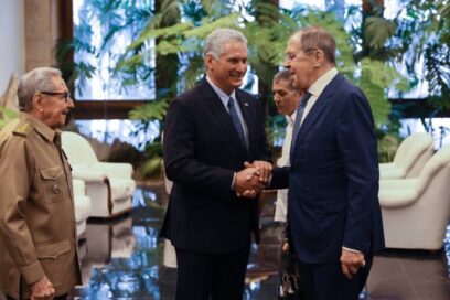 Raúl Castro y Díaz-Canel reciben a Canciller ruso Serguéi Lavrov
