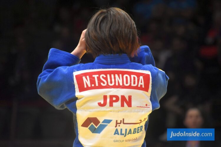 Natsumi Tsunoda se coronó por tercera vez consecutiva en un mundial. Foto: judoinside.com