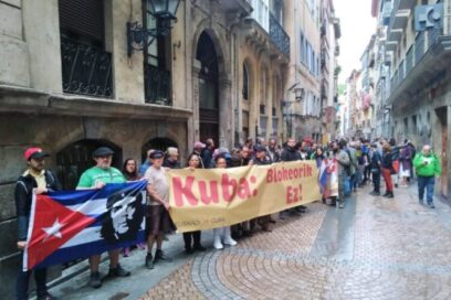 Sonada jornada de solidaridad con Cuba en Bilbao