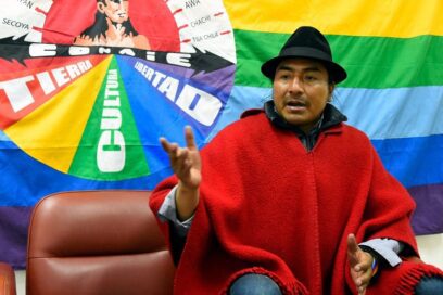 Líder indígena será candidato a la presidencia de Ecuador