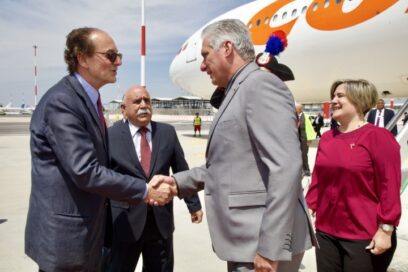 Presidente cubano Miguel Díaz-Canel con intensa agenda en Italia