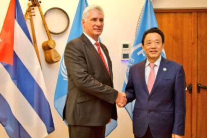 Intercambia Díaz-Canel con su homólogo italiano y el director general de la FAO (+Fotos)