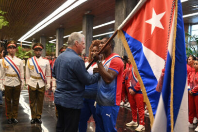 Abanderada delegación cubana a San Salvador 2023 (+Fotos)