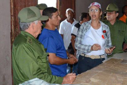 Recorre jefe de Defensa Civil Nacional zonas afectadas por lluvia