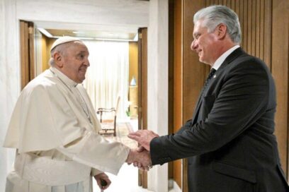 Sostiene Díaz-Canel encuentro con el Papa Francisco en el Vaticano (+ Video y Fotos)