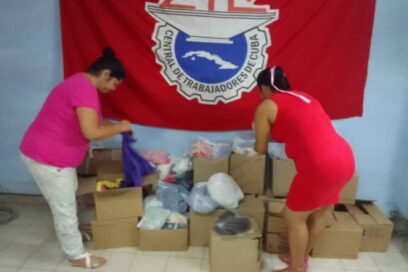 CTC en Camagüey continúa entrega de donativos a damnificados por lluvias