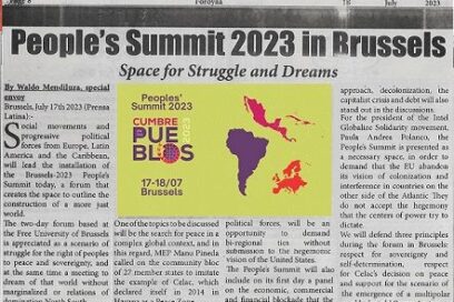 Resalta prensa gambiana celebración en Bruselas de Cumbre de los Pueblos