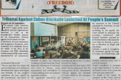 Lanzan en Cumbre de los Pueblos tribunal contra bloqueo a Cuba