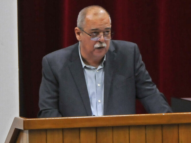 El Ministro de Energía y Minas, Vicente De La O Levi. Foto: Heriberto González Brito