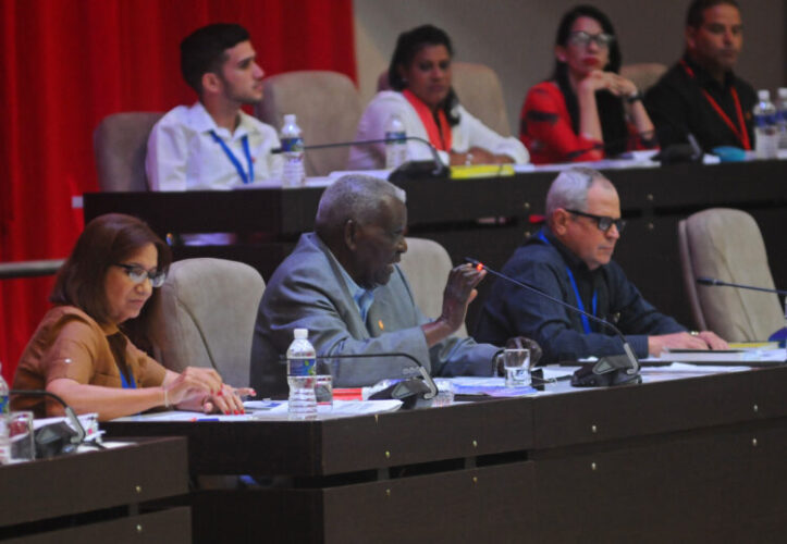 La presidencia de la Asamblea Nacional del Poder Popular. Foto: Heriberto González Brito