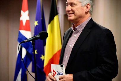 Sostiene Díaz-Canel encuentro con cubanos residentes en Bélgica
