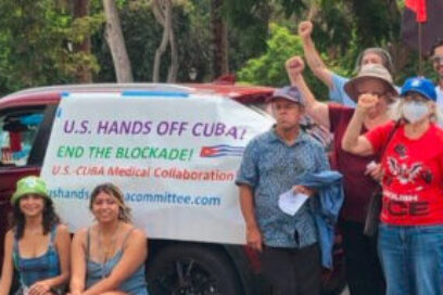 Declaración emitida hoy por el comité de Los Ángeles «Manos fuera de Cuba»