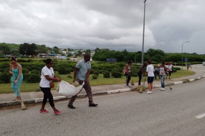 Contribución sindical a un Santiago más limpio y embellecido