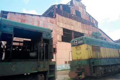 El tren se ponchó en Morón (+Fotos)