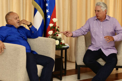 Dialogó Presidente cubano con Diosdado Cabello