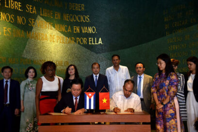 Firman Partidos de Cuba y Vietnam acuerdo de cooperación (+Fotos)