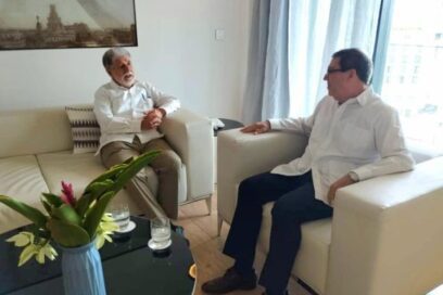 Bruno Rodríguez se reúne con asesor especial del presidente Lula