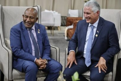 Presidente cubano sostiene varios encuentros con mandatarios asistentes a cumbre de los Brics