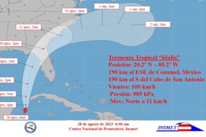 Aviso 8: Idalia continúa aproximándose al Cabo de San Antonio (12 p. m.)