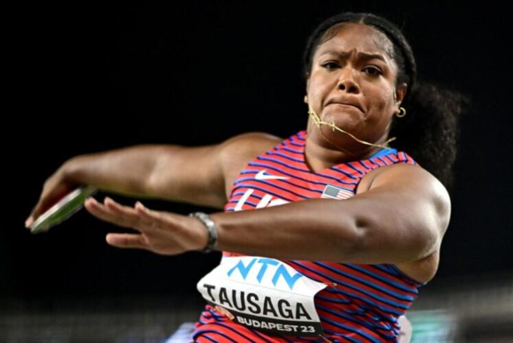 Laulaula Tausaga sorprendió en la final. Foto: AFP