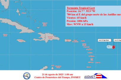 La depresión tropical seis se convierte en la Tormenta tropical Gert