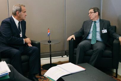 Dialogó Canciller cubano con Secretario General Iberoamericano