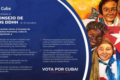 Cuba candidato para el Consejo de Derechos Humanos de la ONU