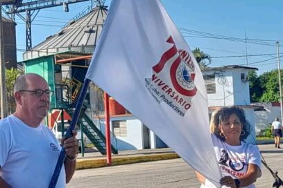 Festejo por el X Aniversario del Sindicato de Energía y Minas en Villa Clara