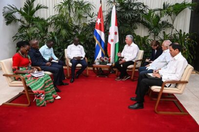 Recibió Díaz-Canel a dirigente partidista de Burundi