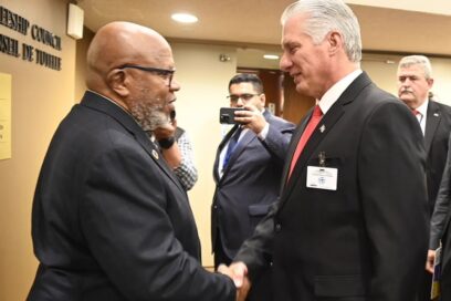 Dialogó Díaz-Canel con Presidente de Asamblea General de la ONU
