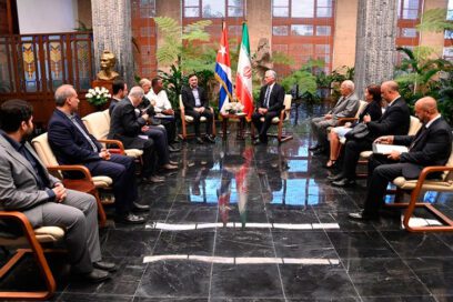 Recibe Díaz-Canel a vicepresidente y jefe de la delegación de Irán a Cumbre G-77 y China