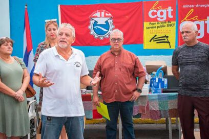 Agradecen donación solidaria enviada por trabajadores franceses (+Fotos)