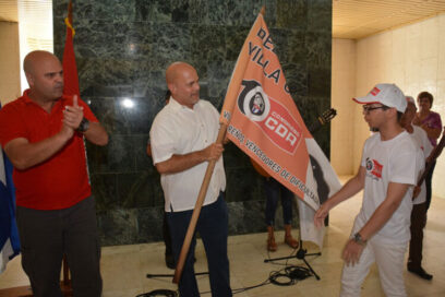Junto al Che abanderan delegación cederista al X Congreso