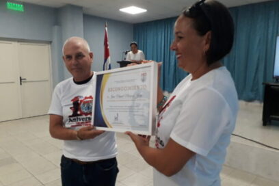 X aniversario del Sindicato Nacional de los Trabajadores de Industria en Villa Clara