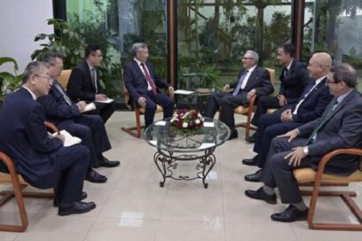 El General de Ejército Raúl Castro Ruz recibió a varios líderes participantes en la Cumbre del G-77 y China