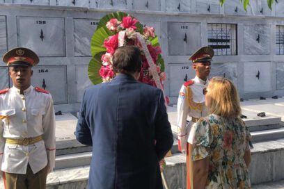 Diplomáticos en Cuba homenajean a víctimas del crimen de Barbados