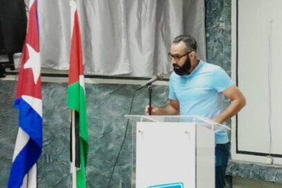 Respaldan estudiantes y trabajadores de las ciencias médicas en Holguín apoyo al pueblo de Palestina