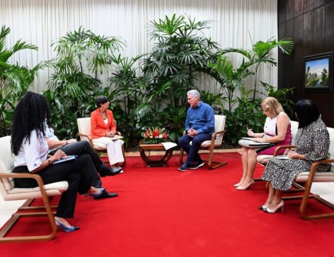 Desde Cuba, agradecimiento por el apoyo del PMA y disposición para seguir fortaleciendo el trabajo conjunto