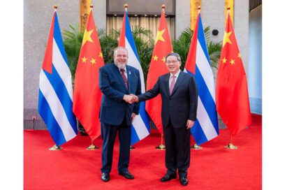 Primeros Ministros de Cuba y China firman acuerdos de cooperación