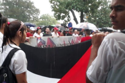 ¡Cese el genocidio, libertad para palestina!, gritó Santa Clara (+video)