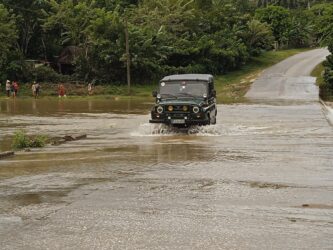 En las zonas montañosas del territorio santiaguero, entre ellas Tercer Frente, las lluvias han sido significativas