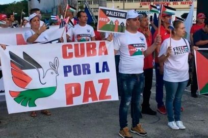 Marcha triunfal de solidaridad con Palestina en Ciego de Ávila (+ Fotos y video)